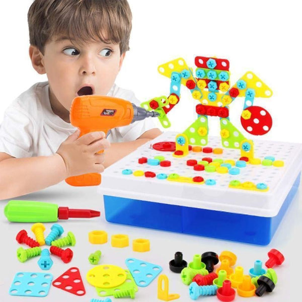 Puzzle creativ, Constructie, Copii, Jucarie
