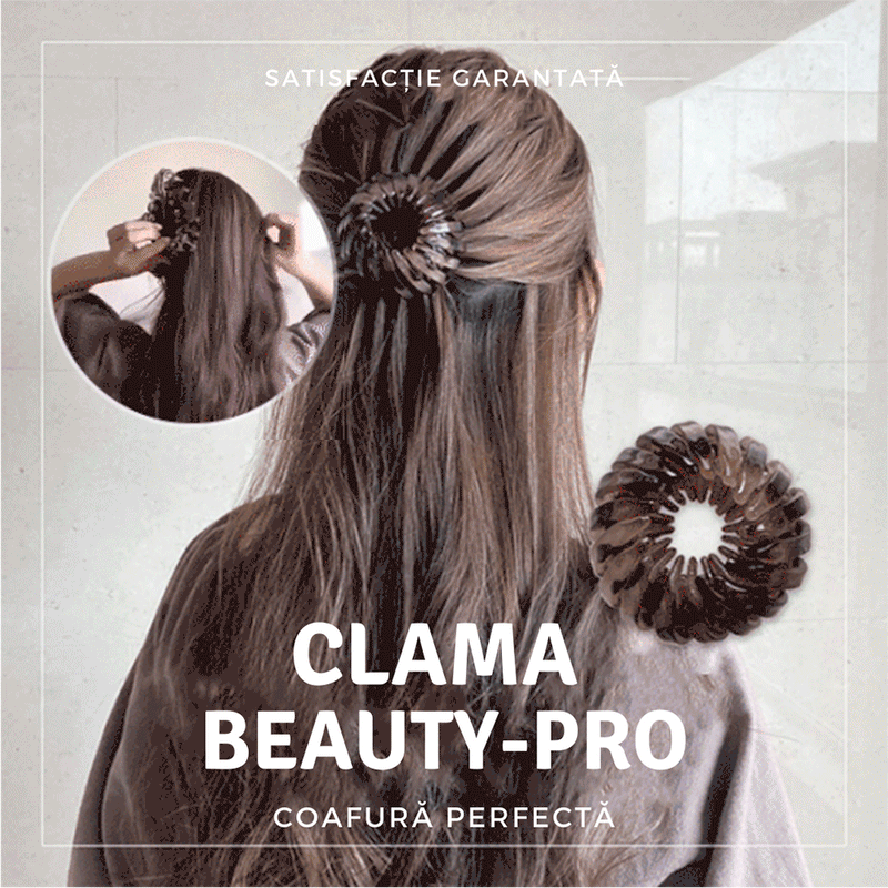 Clama Beauty-Pro, Aranjare Usoara, Design Ergonomic
