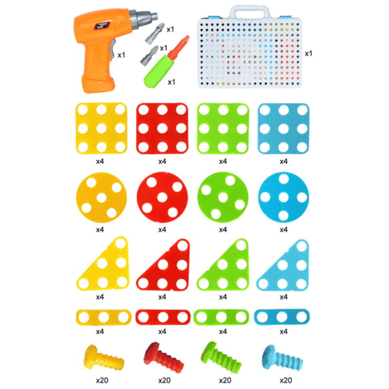 Puzzle creativ, Constructie, Copii, Jucarie
