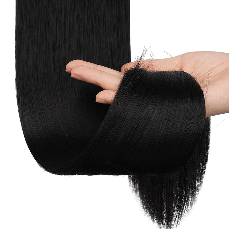 Extensie dreapta tip coada, Coafura perfecta, Volum de invidiat, Aplicare Rapida