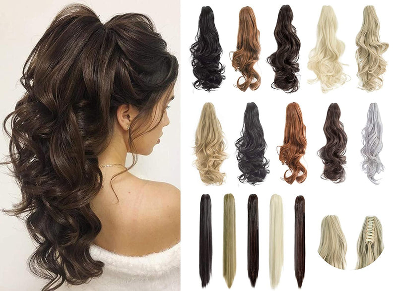 Extensie Tip Coada cu Clips Ondulata, Prindere Usoara, Volum de invidiat