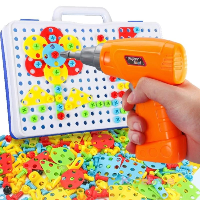Puzzle creativ, Constructie, Copii, Jucarie