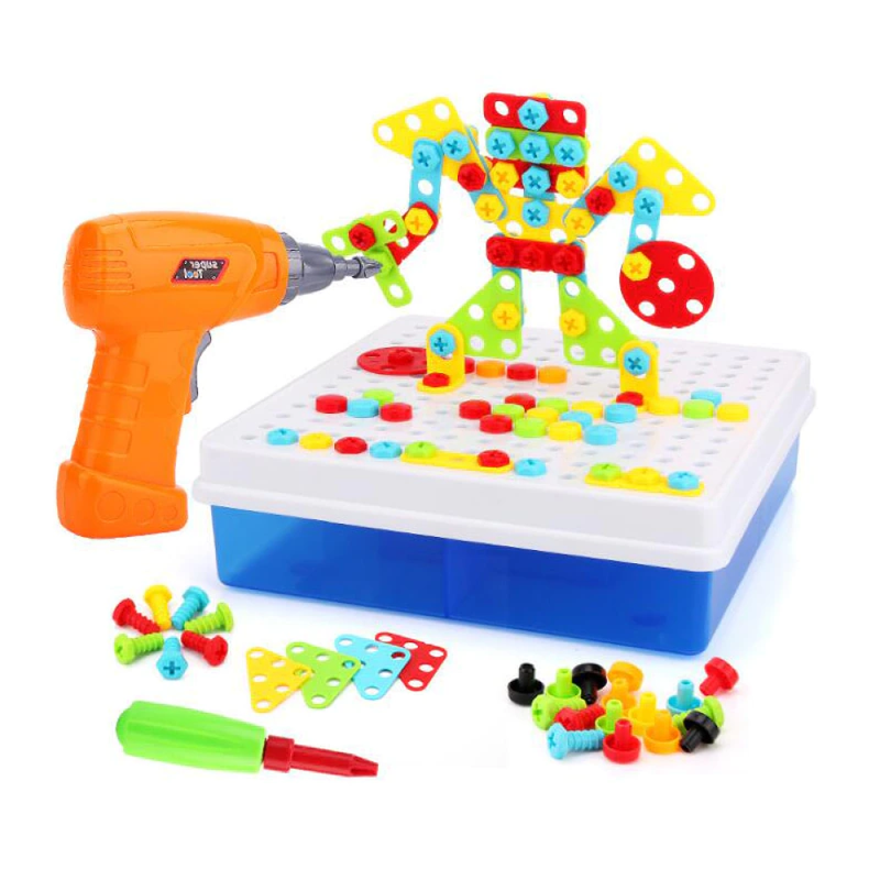 Puzzle creativ, Constructie, Copii, Jucarie