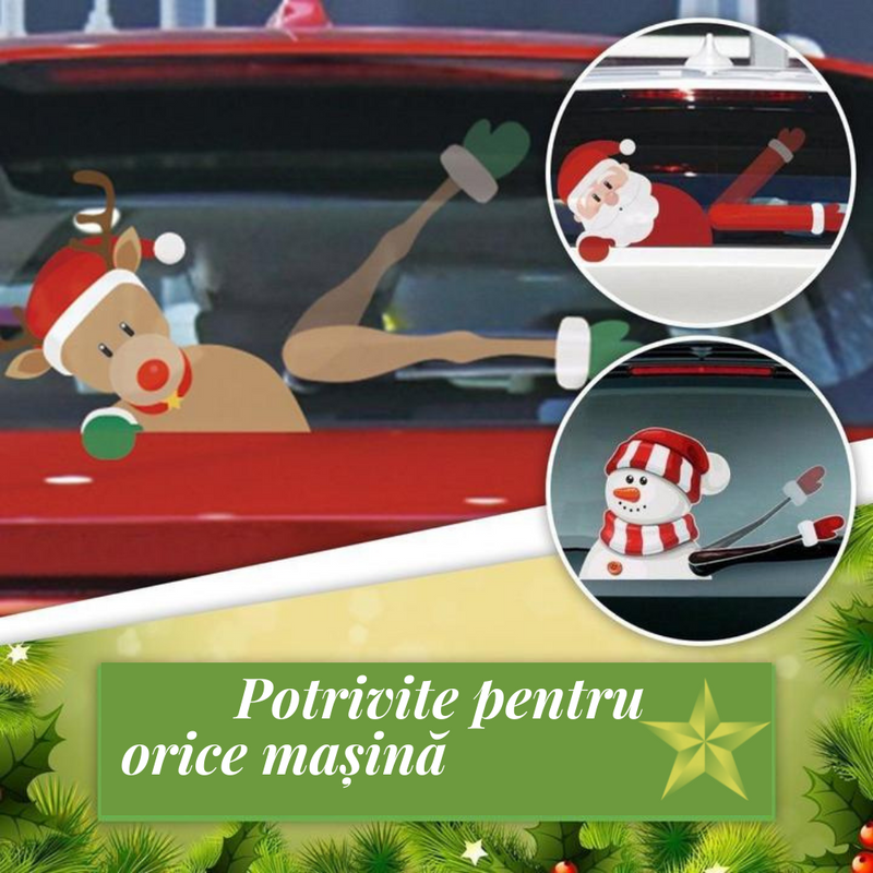 Stickere autocolante pentru masina Magic Christmas