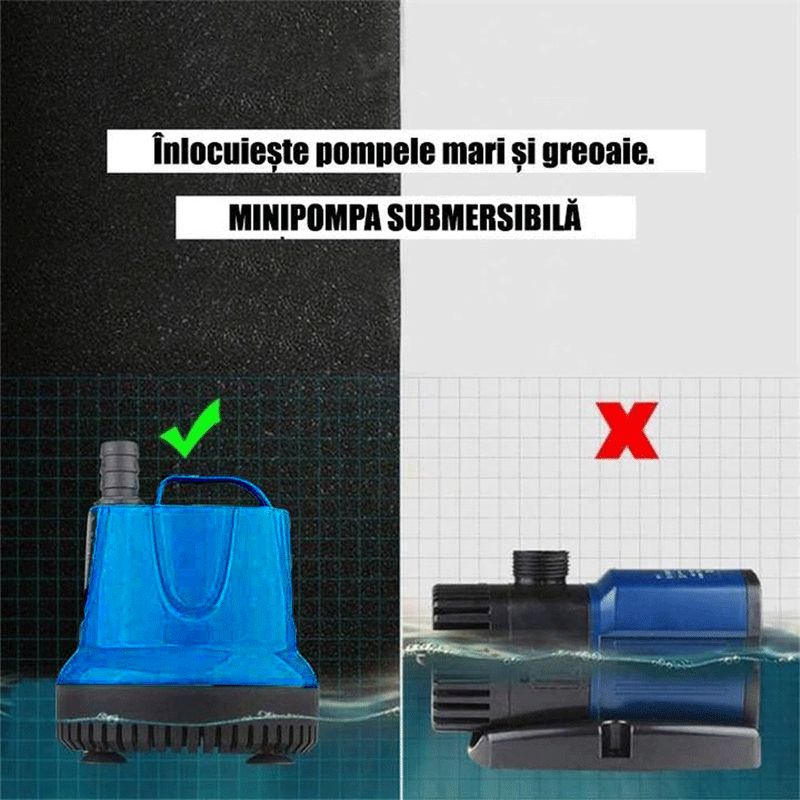 Minipompa Submersibila, Silentios, Economiseste Energie, Rezervor