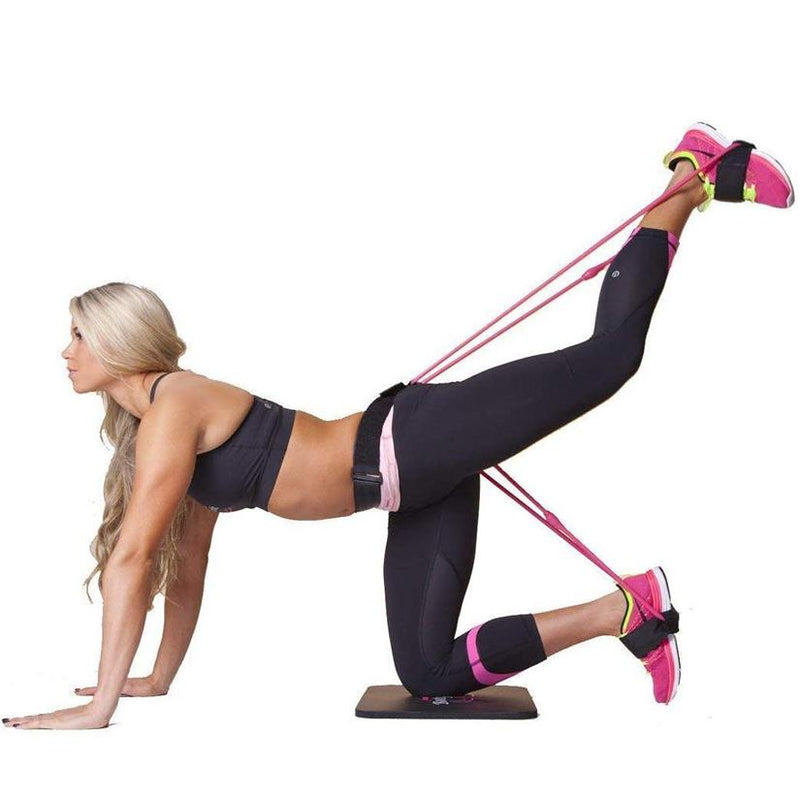 Curea Fitness pentru fese, abdomen și coapse, Tonifiere, Accesoriu, Confortabil