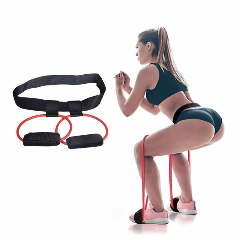 Curea Fitness pentru fese, abdomen și coapse, Tonifiere, Accesoriu, Confortabil